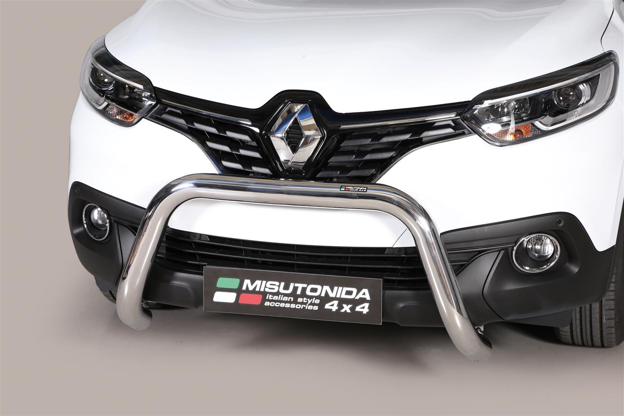 SUPER BAR INOX Ø 76 RENAULT KADJAR 2015/2018 CE (NON COMPATIBLE RADAR AVANT)