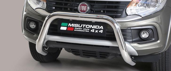 SUPER BAR INOX Ø 76 FIAT FULLBACK 2016+ CE