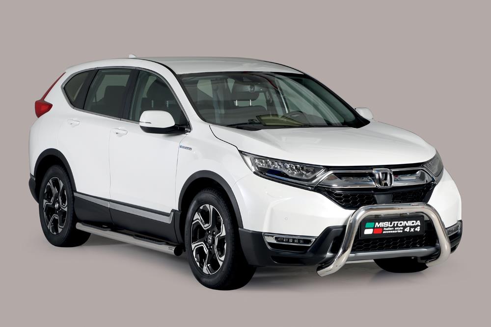 SUPER BAR INOX Ø 76 HONDA CRV HYBRID 2019+ CE  COMP ACC SYSTEM