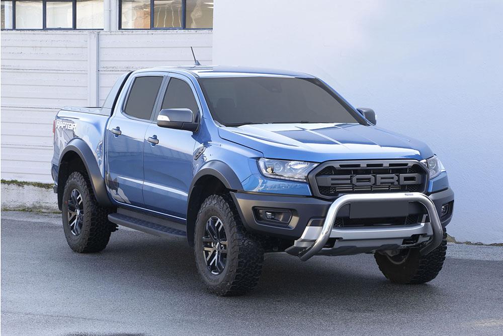 SUPER BAR INOX Ø 76 FORD RANGER RAPTOR 2019/2023 CE 