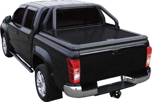TONNEAU COVER ALU ISUZU D-MAX 2012+ SPACE CAB THERMOLAQUE NOIR