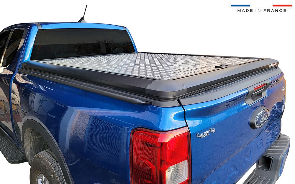 TONNEAU COVER ALUMINIUM V2 FORD RANGER 23+ DOUBLE CABINE SANS ARCEAU OEM
