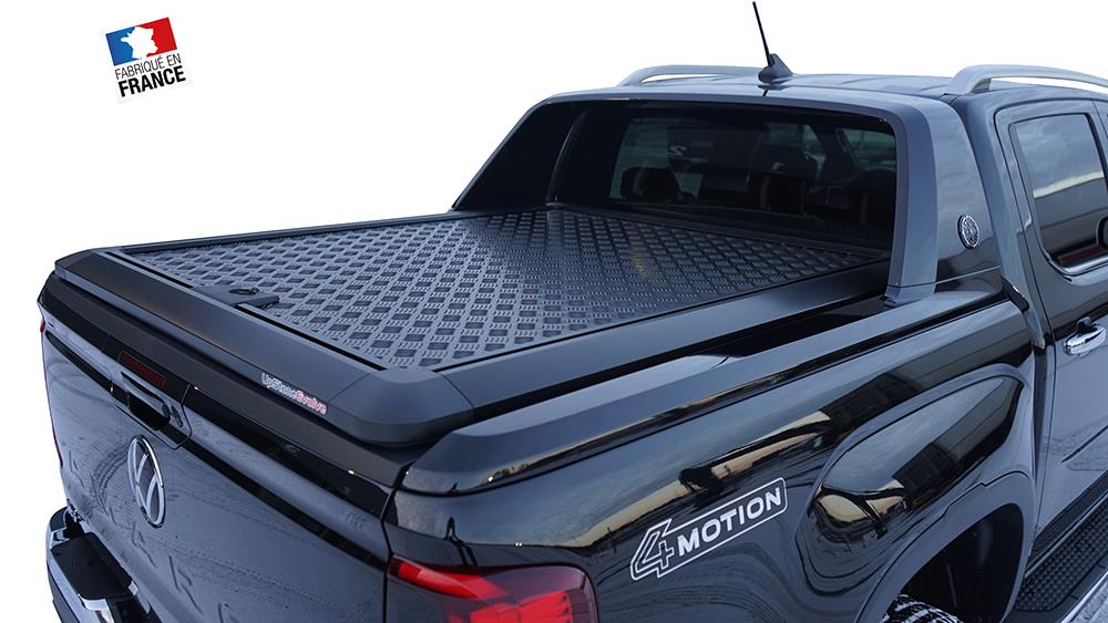 TONNEAU COVER ALUMINIUM V2 NOIR VOLKSWAGEN AMAROK/AVENTURA 2023+DOUBLE CABINE