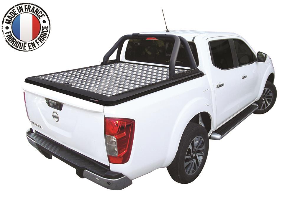 TONNEAU COVER ALU V2 NISSAN NP300 2016+ DOUBLE CAB NON PEINT