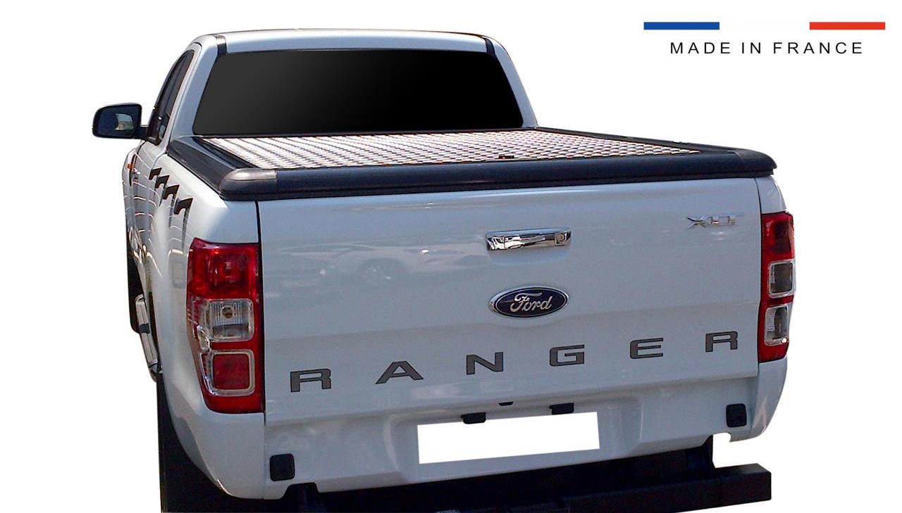 TONNEAU COVER ALUMINIUM V2 FORD RANGER 2012/2023 - SUPER CAB 