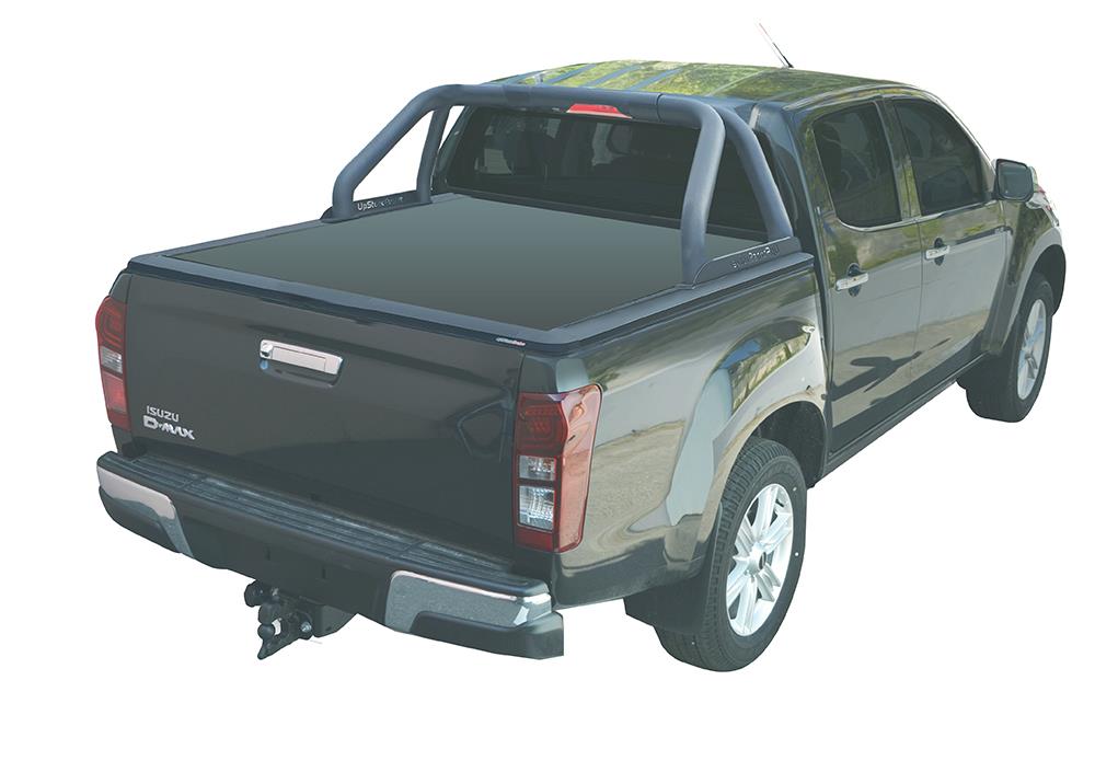 Tonneau Cover Alu V2 Isuzu D-Max 2012/2020 Space Cab Peint Obsidian Grey 554