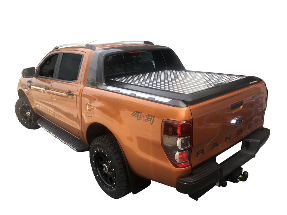TONNEAU COVER ALUMINIUM V2 FORD RANGER WILDTRAK 2012/2023 - SUPER CAB 