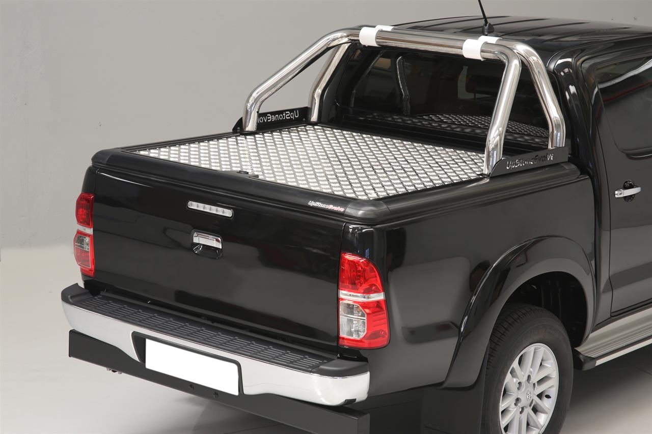 ROLL BAR INOX UPSTONE DOUBLE TUBE Ø76 TOYOTA HILUX 2016+ / MITSUBISHI L200 CLUB CAB 2016+