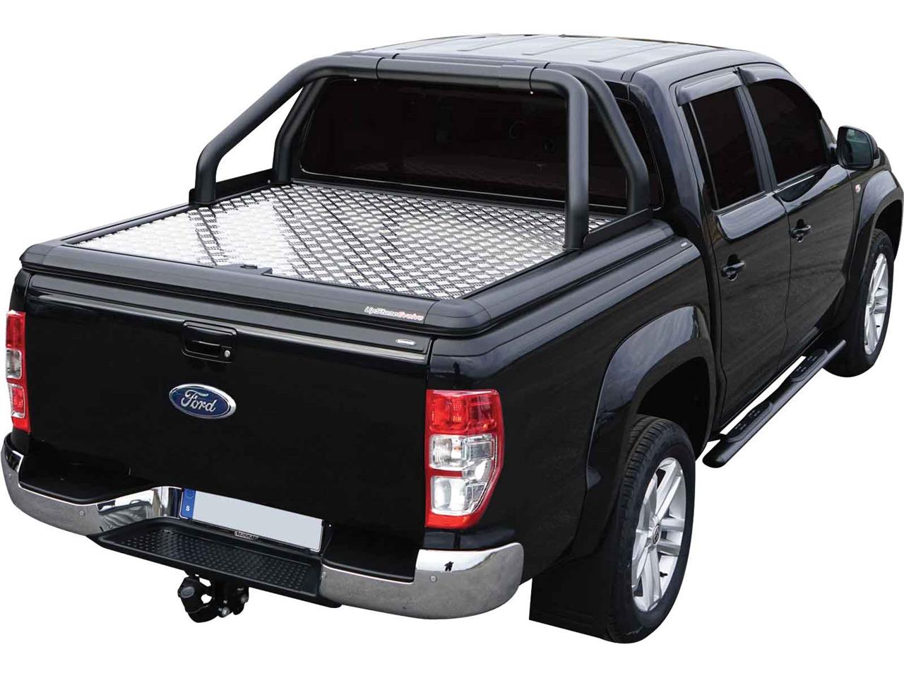 ROLL BAR BLACK STAINLESS STEEL Ø 76 COMPATIBLE T.COVER UPSTONE - MITSUBISHI L200 2016+_DUPLICATE