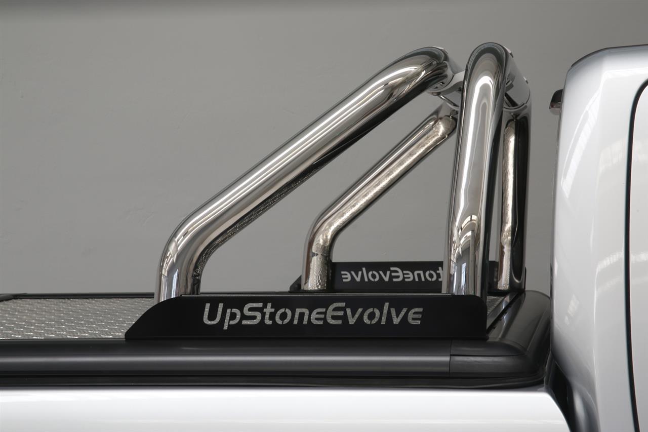 ROLL BAR INOX UPSTONE DOUBLE TUBE Ø 76 MITSUBISHI L200 DOUBLE CAB 2016+