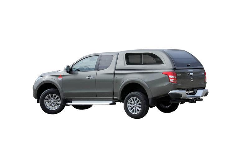 HARD TOP FB MITSUBISHI L200 2005/2010 DOUBLE CAB AVEC VITRES LATERALES COULISSANTES - NON PEINT 