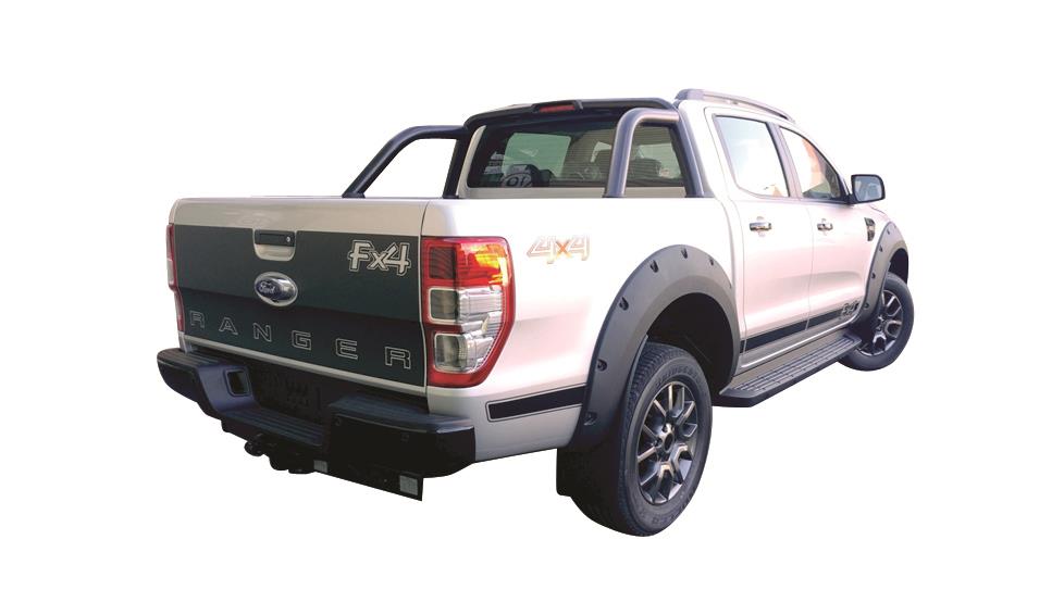 ELARGISSEURS D'AILES FORD RANGER 2015/2018 - DOUBLE/SUPER CAB - AVEC BOULONS APPARENTS