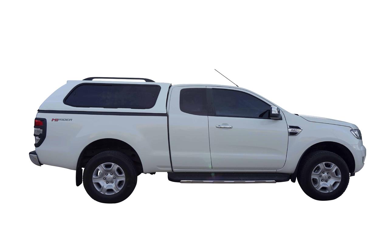 HARD TOP SLINE FORD RANGER 2012/2022 - SUPER CAB - AVEC VITRES LATERALES COULISSANTES - GRIS 6DYE
