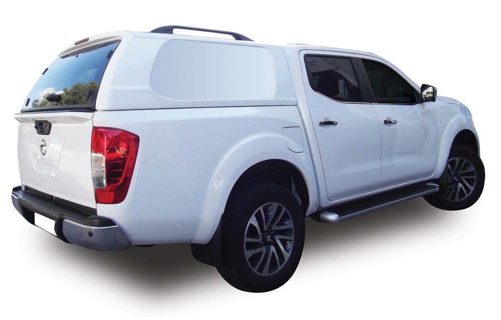 HARD TOP SLINE GLS NISSAN NP300 2016+ DOUBLE CAB - SANS VITRES LATERALES - NON PEINT