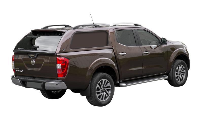 HARD TOP SLINE GLS NISSAN NP300 2016+ DOUBLE CAB - SANS VITRES LATERALES - BLANC QM1