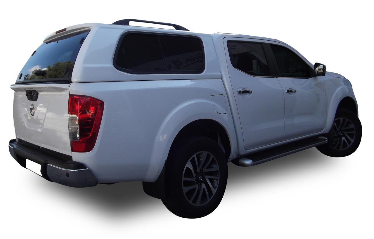 HARD TOP SLINE V2 NISSAN NP300 2016+ DOUBLE CAB - AVEC VITRES LATERALES COULISSANTES - ROUGE Z10