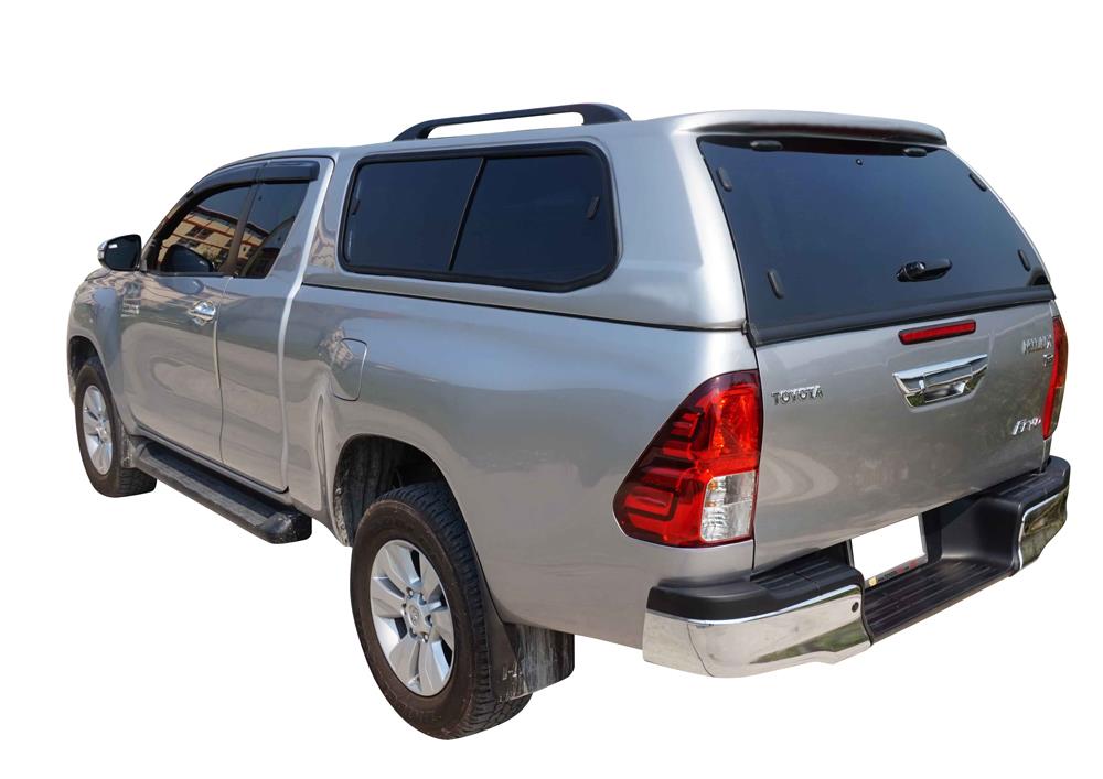 HARD TOP SLINE GLS TOYOTA HILUX 2016+ EXTRA CAB - AVEC VITRES LATERALES COULISSANTES - BRONZE 4V8
