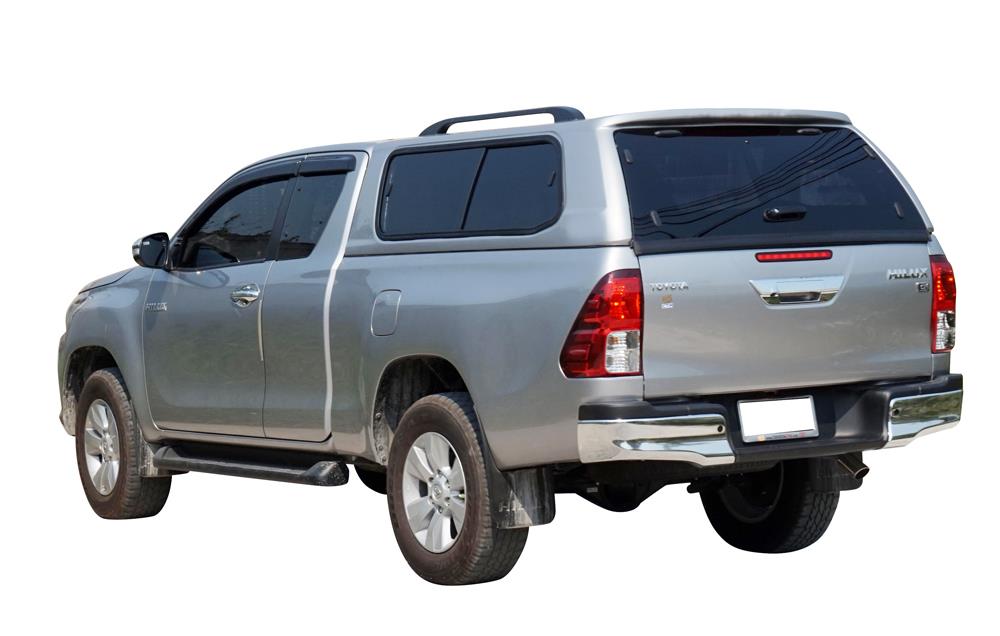 HARD TOP SLINE GLS TOYOTA HILUX 2016+ EXTRA CAB - AVEC VITRES LATERALES COULISSANTES - BLANC 089