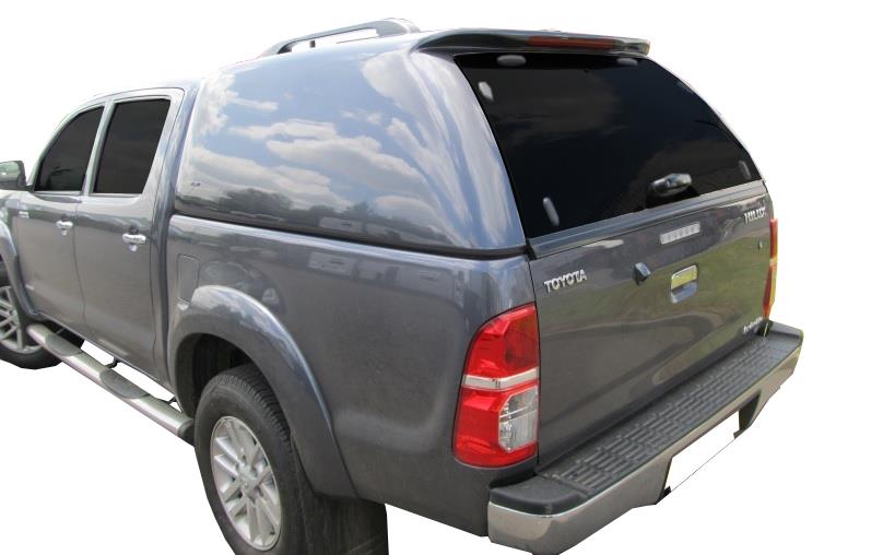 HARD TOP SLINE GLS TOYOTA HILUX 2016+ EXTRA CAB - SANS VITRES LATERALES - GRIS 1E7