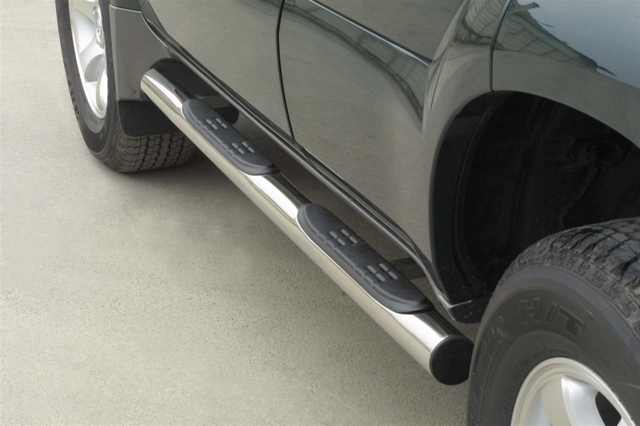 TUBES MARCHE PIEDS INOX Ø 76 TOYOTA J120 5 PORTES
