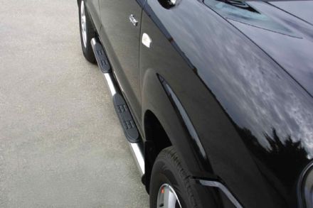 Tubes Marche Pieds Inox Ø76 Hyundai Tucson 2004+