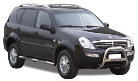 Tubes Marche Pieds Inox Ø76 Ssangyong Rexton