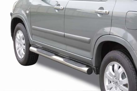 TUBES MARCHE PIEDS INOX Ø 76 HONDA CRV 2005/2006