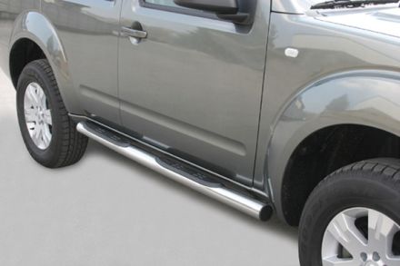 TUBES MARCHE PIEDS INOX Ø 76 NISSAN PATHFINDER 2005+
