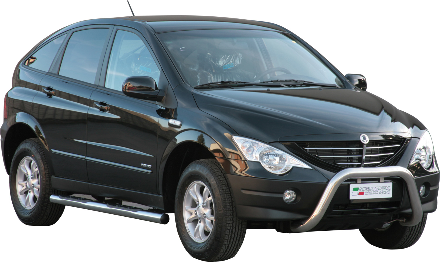 Tubes Marche Pieds Inox Ø76 Ssangyong Actyon 2006+