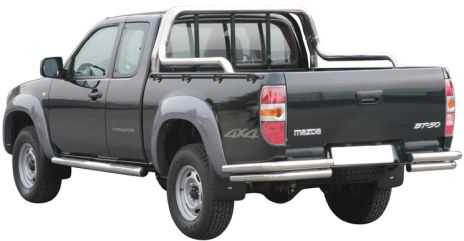 Tubes Marche Pieds Inox Ø76 Mazda Bt 50 2007/2008 Xtra Cab