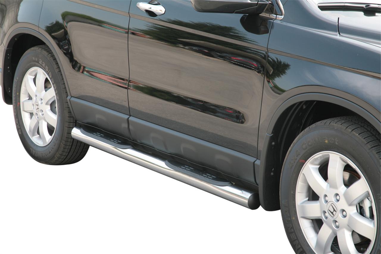 Tubes Marche Pieds Inox Ø76 Honda Crv 2007/2009