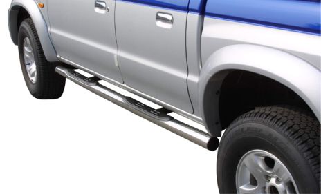 Tubes Marche Pieds Inox Ø76 Mazda Bt 50 2007/2008 Double Cab