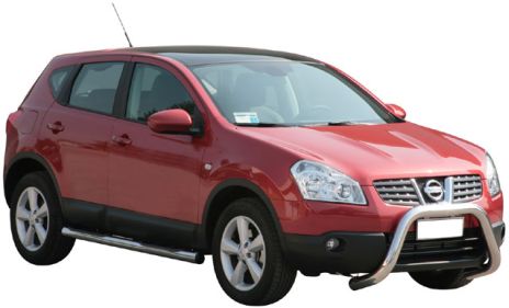 Tubes Marche Pieds Inox Ø76 Nissan Qashqai 2007/2010