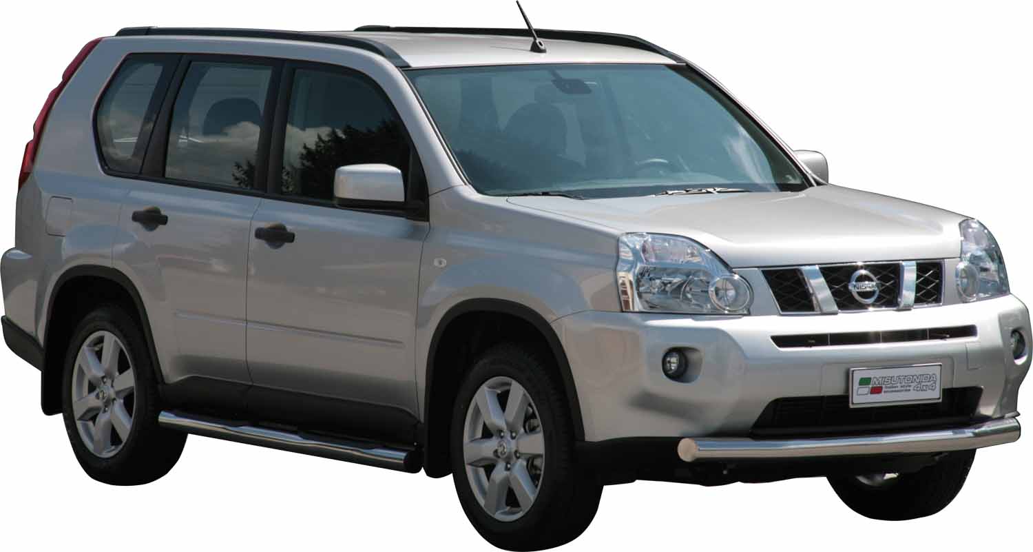Tubes Marche Pieds Inox Ø76 Nissan Xtrail 2007/2010