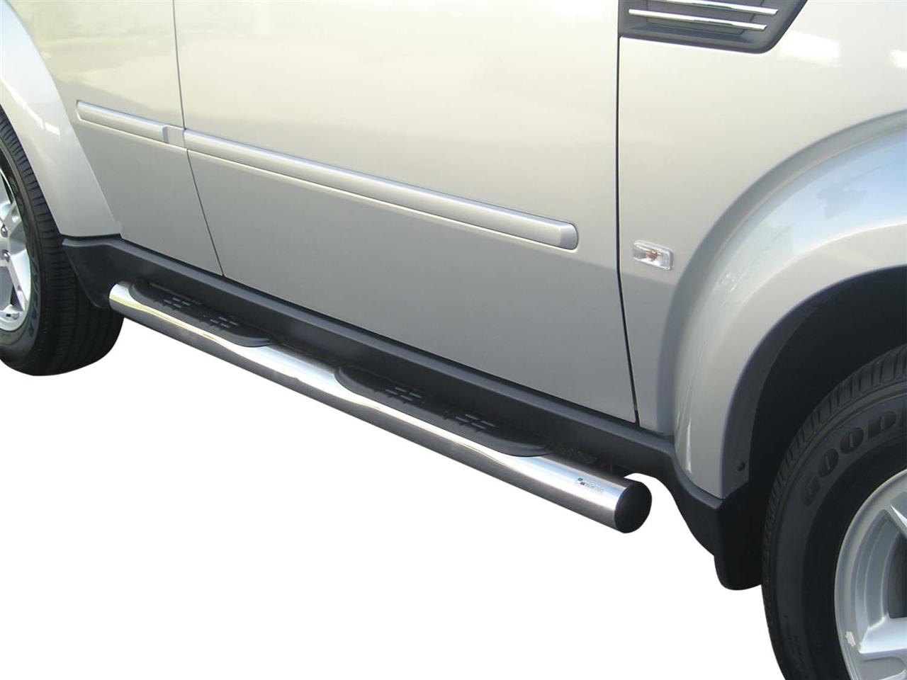 Tubes Marche Pieds Inox Ø76 Dodge Nitro 2007+