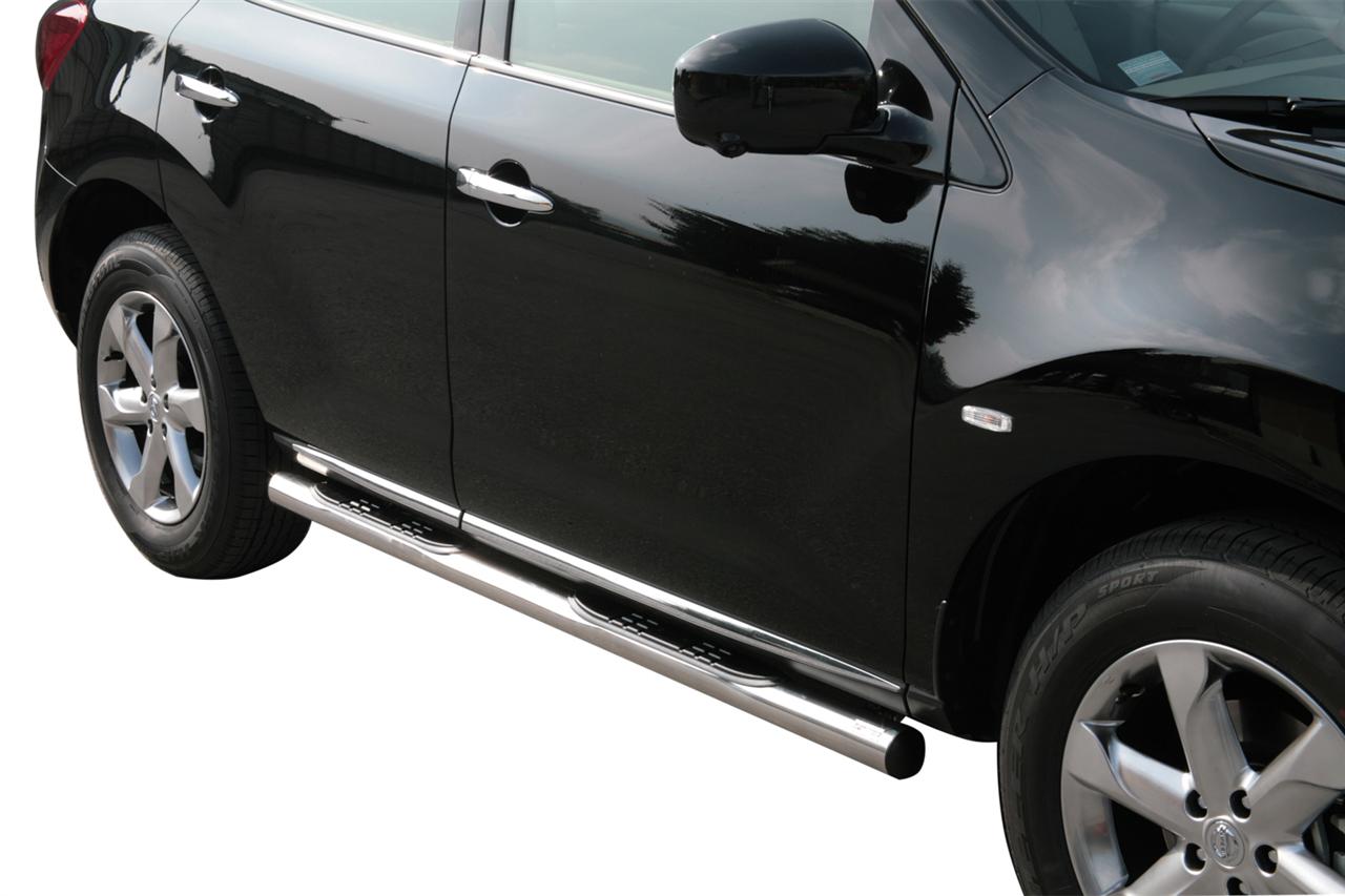 Tubes Marche Pieds Inox Ø76 Nissan Murano 2008+