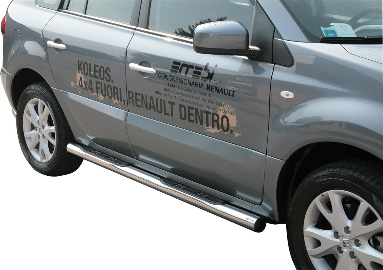 Tubes Marche Pieds Inox Ø76 Renault Koleos 2008+