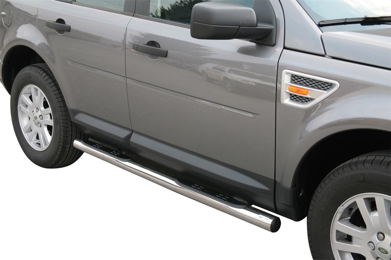 Tubes Marche Pieds Inox Ø76 Land Rover Freelander 2 2008+