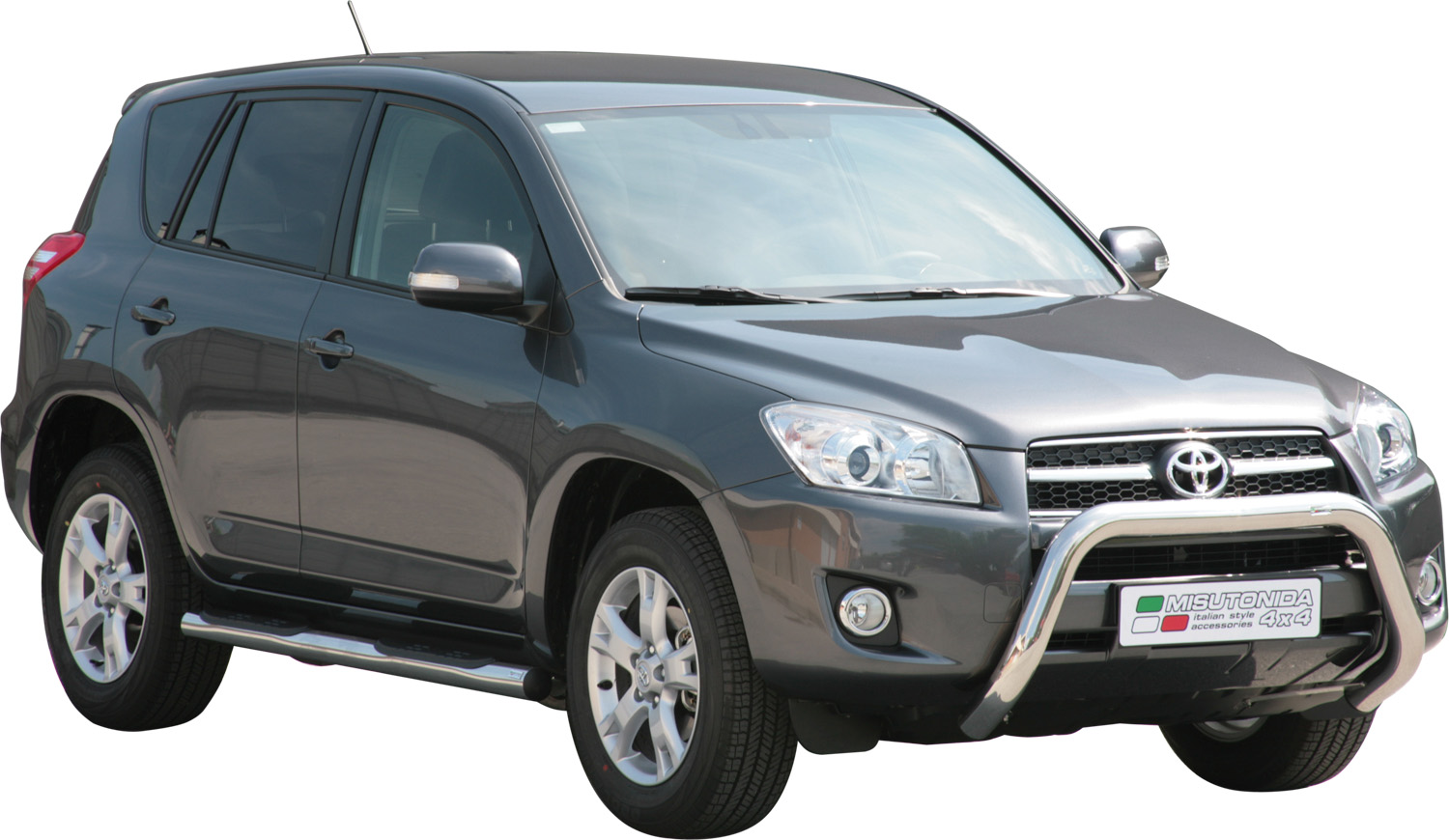 TUBES MARCHE PIEDS INOX  Ø 76 TOYOTA RAV 4 2009+