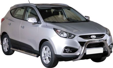 TUBES MARCHE PIEDS INOX Ø 76 HYUNDAI IX35 2010+