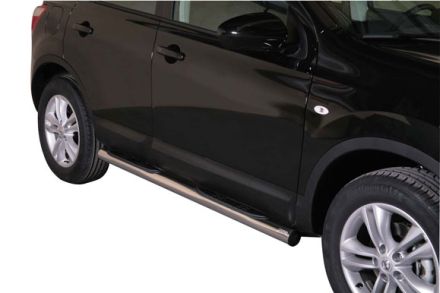 Tubes Marche Pieds Inox Ø76 Nissan Qashqai 2010+
