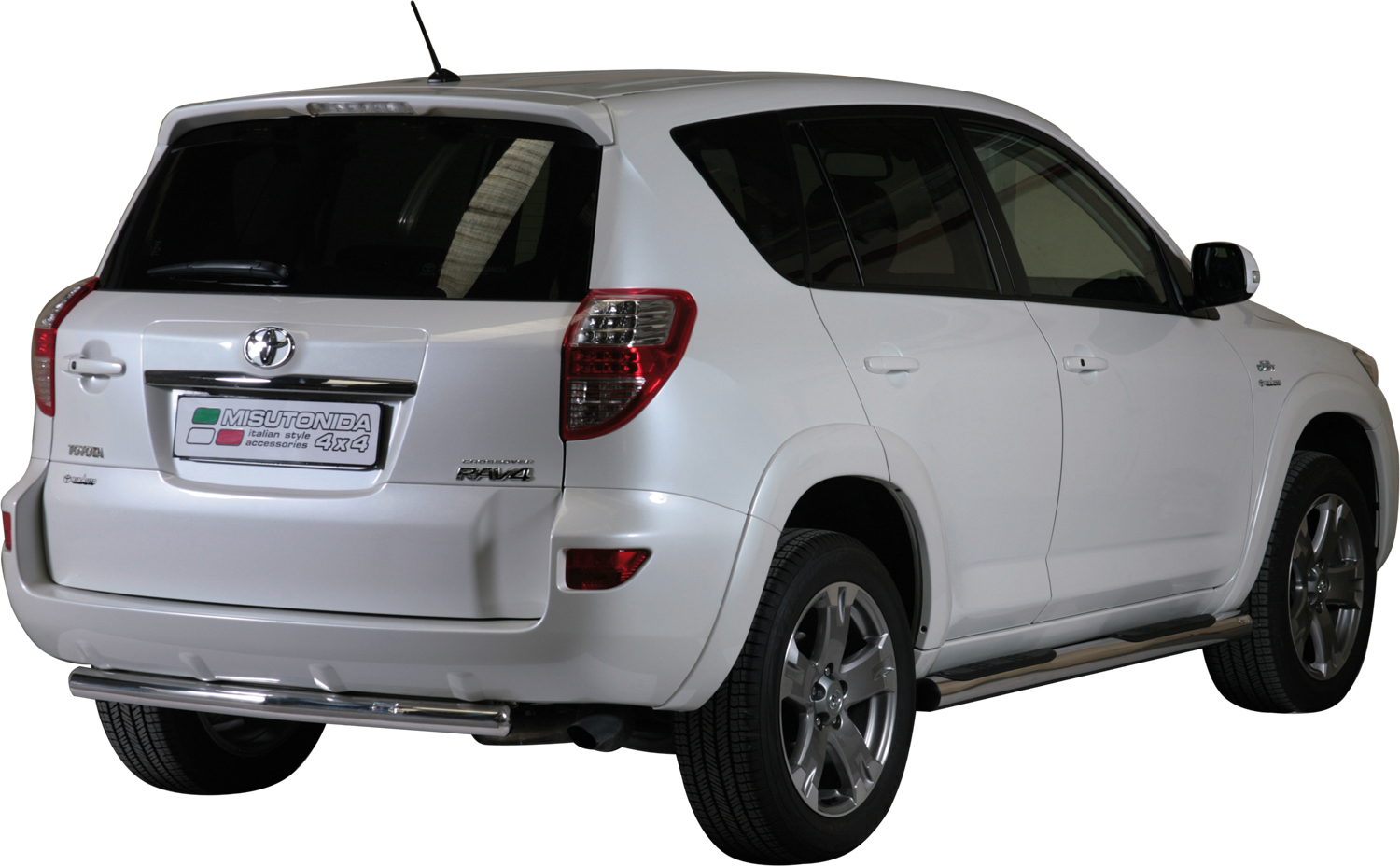 TUBES MARCHE PIEDS INOX  Ø 76 TOYOTA RAV4 2010/2012