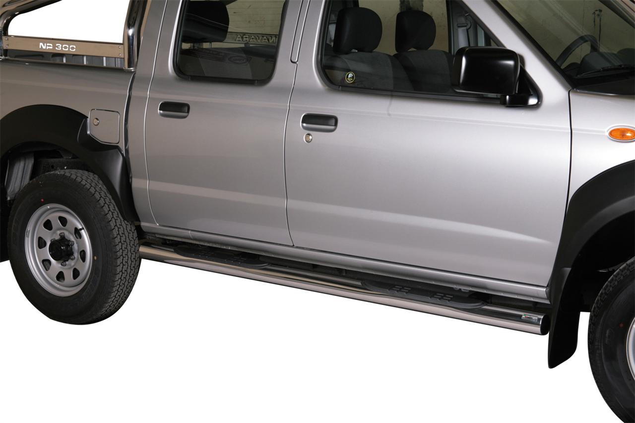 Tubes Marche Pieds Inox Ø76 Nissan Np300 Double Cab