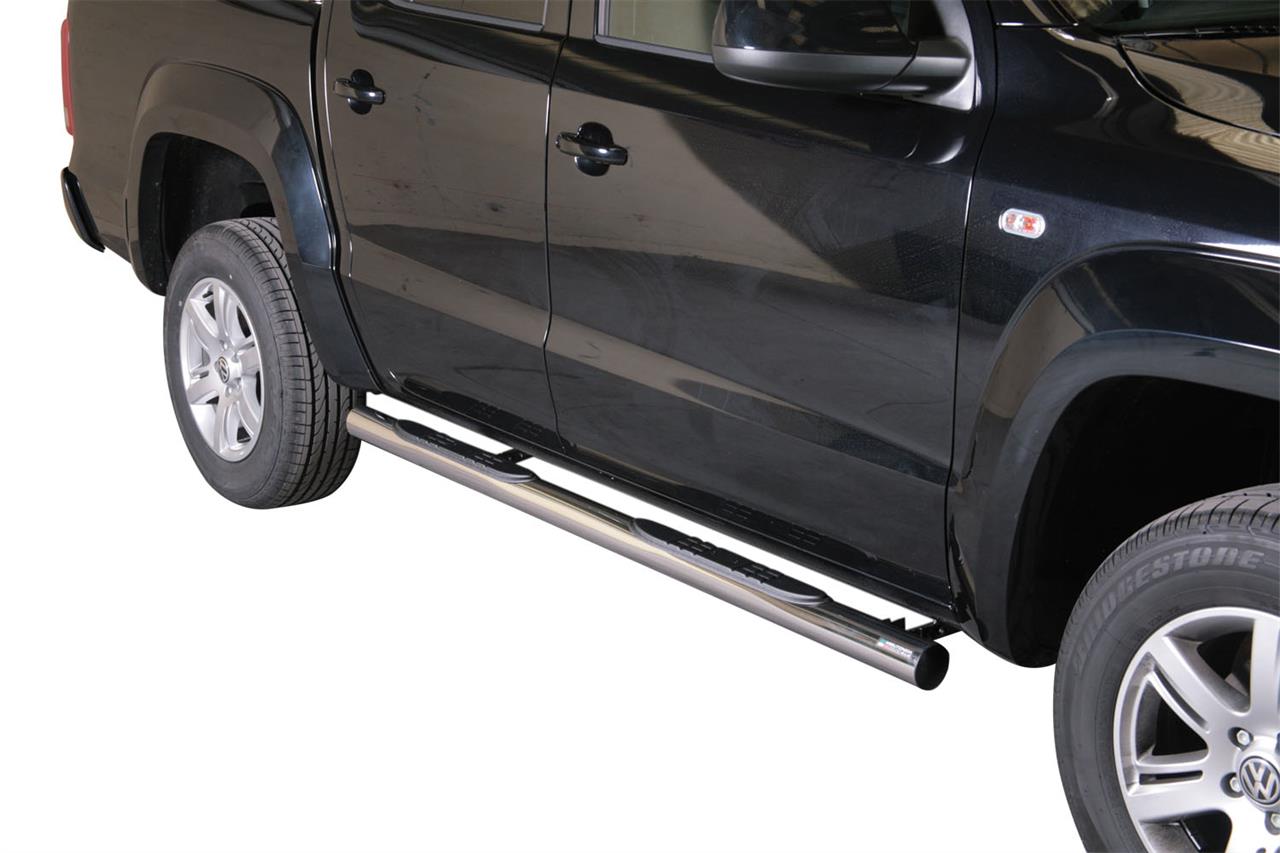 TUBES MARCHE PIEDS INOX Ø 76 VOLKSWAGEN AMAROK 2010+