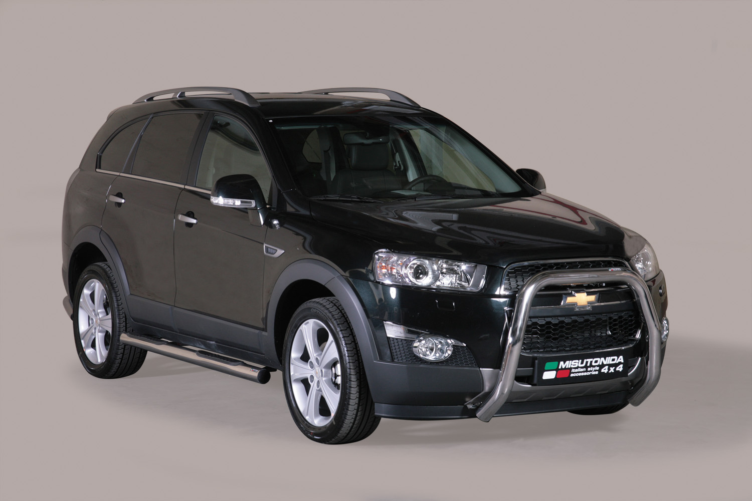 Tubes Marche Pieds Inox Ø76 Chevrolet Captiva 2011+