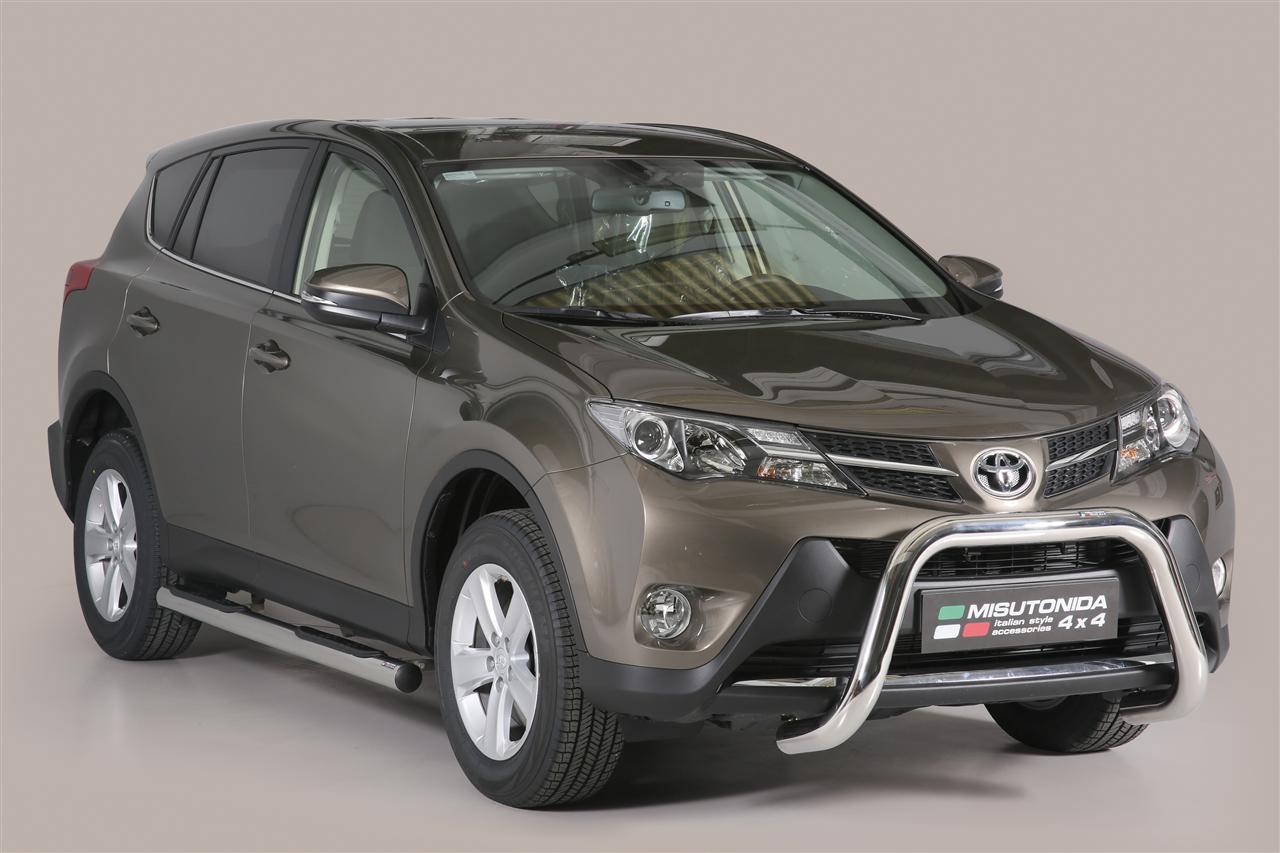 TUBES MARCHE PIEDS INOX Ø 76 TOYOTA RAV4 2013+