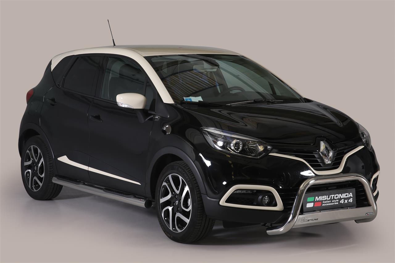 TUBES MARCHE PIEDS INOX Ø 76 RENAULT CAPTUR  2013+