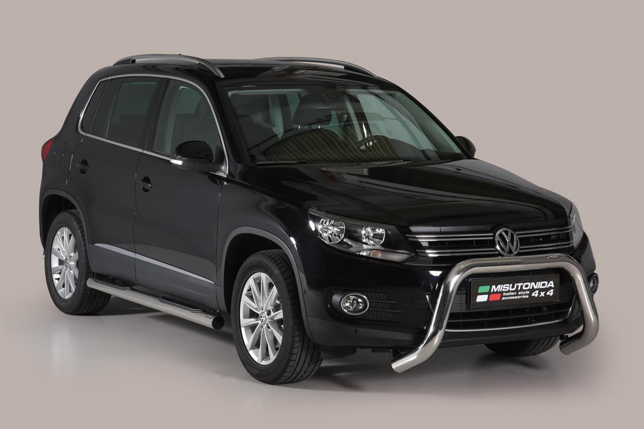 TUBES MARCHE PIEDS INOX Ø 76 VOLKSWAGEN TIGUAN 2011+