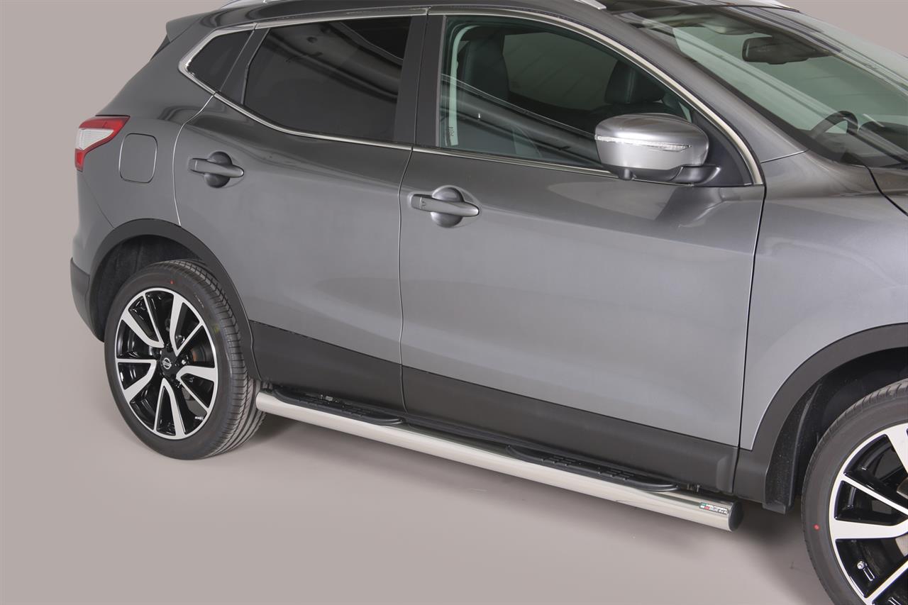 TUBES MARCHE PIEDS INOX Ø 76 NISSAN QASHQAI 5P 2014+