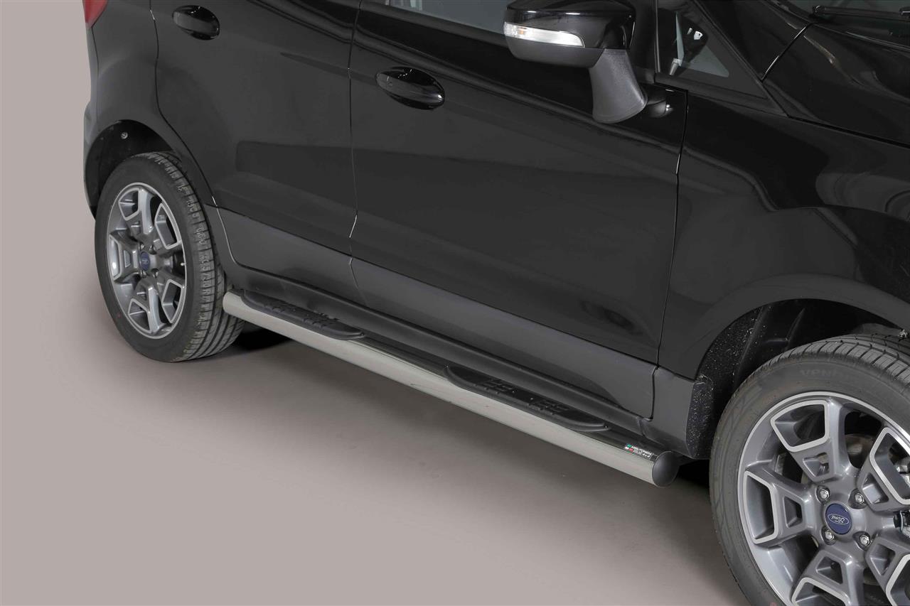 TUBES MARCHE PIEDS INOX Ø 76 FORD ECOSPORT 2014+ / 2018+ 